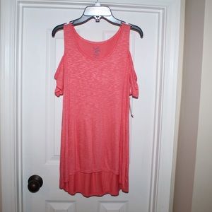 NWT cold shoulder tunic